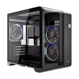 [BR-941617] Gabinete Balam Tank Expert Displ 6400/mb Atx/3vent Argb/neg Br-941617