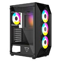 [POLYGON-E5] Gabinete Ocelot Gaming Polygon-e5 / Mid Tower / Atx, M-atx, Itx / Panel Lateral De Cristal Templado