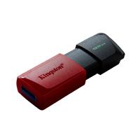 [DTXM/128GB] Memoria Flash Usb Kingston Data Traveler Exodia M 128gb Gen 1 3.2 C/tapa Mvil Negro Rojo Dtxm/128gb