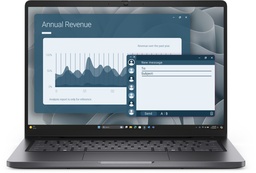 [6F1NR] Laptop Dell Pro 14 Ai Pc Amd Ryzen 5 Pro 230 Hasta 16 Tops 16 Gb 512 Gb Ssd 14 Fhd Win11 Pro 1 AÑo
