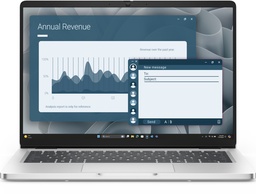 [NFF86] Laptop Dell Pro 14 Copilot Pc Amd Ryzen Ai 5 Pro 340 Hasta 50 Tops 16 Gb 512 Gb Ssd 14 Fhd Win11 Pro