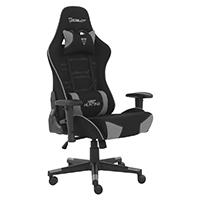 [OST-BLACK MIST] Silla Ocelot Gaming Ost-black Mist / Tela Automotriz / Base Nylon Ajustable / Descansabrazos 1d /
