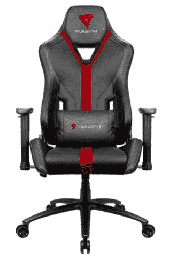 [Dim-30438] SILLA PARA GAMING THUNDER X3 YC3 NEGRO/ROJO 150KG CUERO SINTETICO