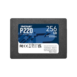 [P220S256G25] Unidad De Estado Solido Interno Patriot P220 256gb 2.5 Sata Lect.550 Escrit.500 Mbs 7mm Pc Laptop