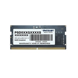 [PSD58G560041S] Memoria Ram Patriot Signature Sodimm Ddr5 8gb 5600mts Cl46 Pc5-44800 262pin 1.1v Laptop Aio Minipcs