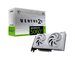 [G506T8V2CWP] Tarjeta de Video Msi Geforce Rtx 5060 Ti 8g Ventus 2x Oc White Plus 8gb Ddr7