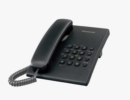 [7501487620765-P] Panasonic                                                            Telefono Alambrico Basico 13 Memorias Negro(kx-ts550meb)