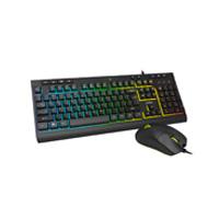 [AC-936750,7506215936750-24] Kit Acteck Creator Aurean Pro Mk477g / Teclado Y Mouse / Alambrico / Iluminacion Led / 105 Teclas /