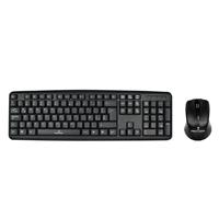 [PC-201076] Kit De Teclado Y Mouse Alambrico Conector Usb Perfect Choice - Negro