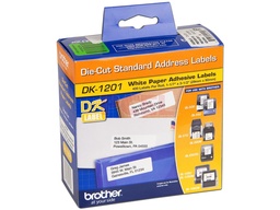 [DK1201] Rollo De Etiquetas Brother Dk1201 Pre-cortada 2.9 Cm X 9 Cm 400 Etique