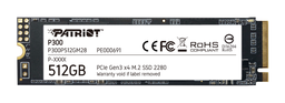 [P300P512GM28] Ssd Patriot P300 512gb M.2 2280 Pcie Gen 3 X4