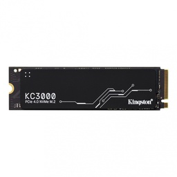 [SKC3000S/512G-1] SSD Kingston KC3000 NVMe, 512GB, M.2, 3900 MB/s Escritura, 7000 MB/s Lectura, PCI Express 4.0