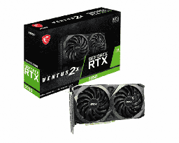 [Dim-rtx3050ventus] Tarjeta de Video MSI NVIDIA GeForce RTX 3050 VENTUS 2X 8G OC 8GB 128-bit DDR6