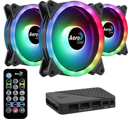 [4710562752588] Kit 3 Ventilador Aerocool 12cm Duo 12  Pro Argb