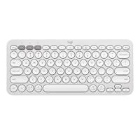 [920-011784-1] Teclado Logitech Pebble Keys 2 K380s Blanco Inalambrico Easy-switch Bluetooth Logi Bolt No Incluido.