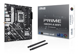 [PRIME H810M-A WIFI] Tarjeta Madre Asus H810 Intel S-1851 Serie 2 /2x Ddr5 6400 /hdmi /dp /2x M.2 /2x Usb 3.2 /wifi 6 /bluetooth