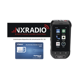 [RG360-KIT-SIMTEL] Kit Radio Rg360 +12 Meses Servicio Nxradioterminal + Sim Yobi 1gb Mensual Por 12 Meses