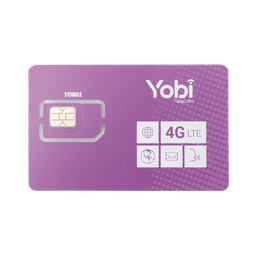 [SIM1GBYOBI] Sim Yobi Para Dispositivos Móviles 3g/4g Con Recarga De 1gb Cada Mes Durante 1 Año De Servicio (solo Datos)