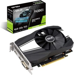 [PH-GTX1660-6G,195553249850] Tarjeta De Video Asus Nvidia Gtx1660 /pcie X16 3.0 /6gb Ddr5 /hdmi /dp /dvi-d /estandar /gama Basica