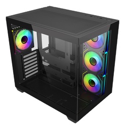 [E302-WGNN-SAZ] Gabinete Cooler Master Elite 302 / Argb Fan 4 / Blanco / Mini Torre / Mini Itx / Micro Atx / Ventana