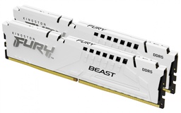 [p-KF556C36BWEK2-32] KINGSTON DDR5 32GB 5600MTs DIMM FURY BEAST WHITE EXPO KIT (2x16GB) KF556C36BWEK2-32