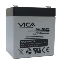 [7501693303704-V] Bateria  De Reemplazo Vica 12v/5ah