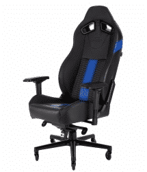 [Dim-30694] SILLA PARA GAMING CORSAIR T2 ROAD RECLINABLE 4D NEGRO/AZUL CF-9010009-WW