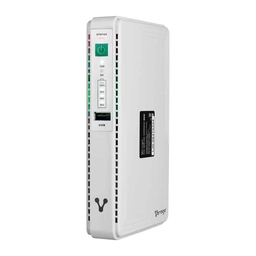 [NBM-300] Mini No Break Vorago 8,800 Mah 2 Rj45 1 Usb Para Modem Nbm-300