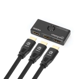 [766623207997-M] Switch Hdmi Manhattan 8k@60hz 2in:1out Bidireccional (207997)