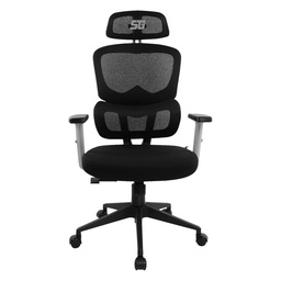 [CGM-400-BK] Silla Start The Game Reclinable/descansabrazos 1d/negra Mesh (cgm-400-bk)
