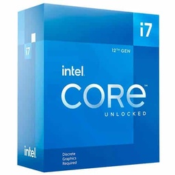 [BX8071512700KF] Cpu Intel Corei7 12700kf Soc1700 12th Gen  3.6ghz Bx8071512700kf