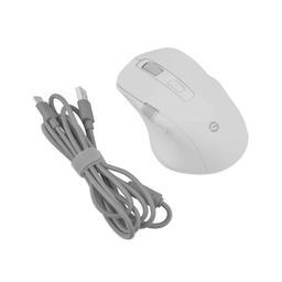 [GGM-RGBTR-01-WH] Mouse Gamer Getttech Inalambrico/cableado Blanco Rgb 6400 Dpi Ergonomico 1000hz 7 Botones (ggm-rgbtr-01-wh)