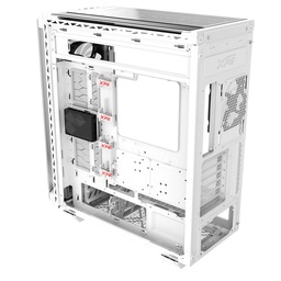 [BATTLECRUISERIIST-WHCWW] Gabinete Xpg Battlecruiser Mid-t White 4 Fan (battlecruiseriist-whcww)
