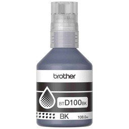 [BTD100BK] Botella De Tin Brother Negro Ultra Alto Rendi Inkbenefit 7500 Btd100bk