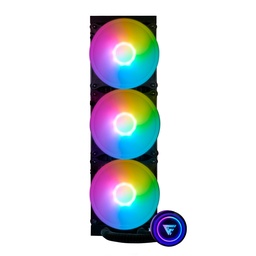 [LQG700-BK] Enfriamiento LÍquido Game Factor 360mm, Rgb, 3x120mm, Negro Lqg700-bk