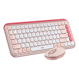 [920-013053] Kit Logitech Pop Icon Teclado/mouse Bt Rose/off White (920-013053)