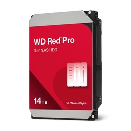 [WD142KFGX] Disco Duro Interno Wd 14tb 3.5 512mb Sata 7200 Nas Red Pro (wd142kfgx)