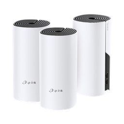 [DECOM4-3PACK] Kit 3 Routers Inalámbricos Mesh Interior Para Hogar / Doble Banda Wi-fi 5 Ac1200 Mbps / 2 Puerto Gigabit Wan/lan / 2 Antenas Internas / Administración Mediante La App Deco (ios, Android)