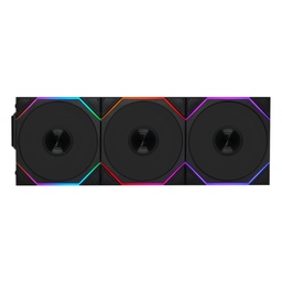 [G99.12TLLCD1W3B.00] Kit 3 Ventiladores Lian Li Unifan Tl Black Aspas Invertidas Wireless Lcd 120mm