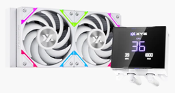 [X-WC-HYDROTEMP-240W] Enfriamiento Liquido  Xyz Hydrotemp Aio 240mm Argb 2500rpm Pantalla Digital White