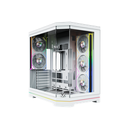 [X-CS-NEUTRONX-W] Gabinete Xyz Neutron X 5 Vent 120mmargb, Crist Temp Atx White