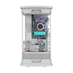 [AS.07.0248] Gabinete Alseye  Fc01-w  Panel De Acrilico Micro Atx Itx 354x354x655mm  White
