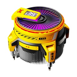 [AS.01.08.0018] Ventilador Cpu Alseye W90c-intel-y 1500-2600rpm Argb 102.3*100*90.3mm Yellow