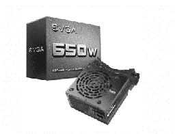 [Dim-30808] FUENTE DE PODER EVGA 650W 650 N1 100-N1-0650-L1 24 PINES ATX 120MM FAN
