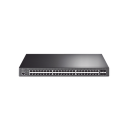 [SYS TL-SG3452XP 220971] Switch L2+ Omada Poe+ / 48 Puertos Poe+ 10/100/1000 Mbps / 4 Puertos Sfp+ 10g / 2 Puertos Consola (rj45 Y Microusb) / Administración Centralizada Omada O Stand-alone / Multicast Igmp / Calidad De Servicio / Presupuesto Poe 500w / Montaje En Rack