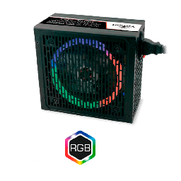 [Dim-30820] FUENTE DE PODER YEYIAN YFR-45901 RAIDEN 500W 80 PLUS WHITE RGB ATX SM PUE
