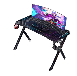 [7503030903424-X] Escritorio                                                                                                                                                                                                                                                                                                                                                                                                              Xzeal Gamer Rgb, Metal/fib Carb, Hub Usb 125x65 (xzdesg1b)