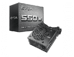[Dim-31042] FUENTE DE PODER EVGA 550W 00-N1-0550-L1 24 PINES ATX 120MM FAN