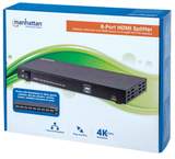 [766623207560-M] Video  Splitter Manhattan Hdmi Uhdtv 4k@30hz, 1in : 8out/ac 207560