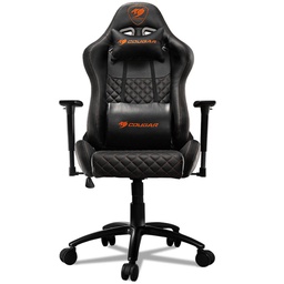 [Dim-ARMOR-PRO-MAX-BLACK] SILLA PARA GAMING COUGAR ARMOR PRO BLACK MAX 120KG RECLINABLE
